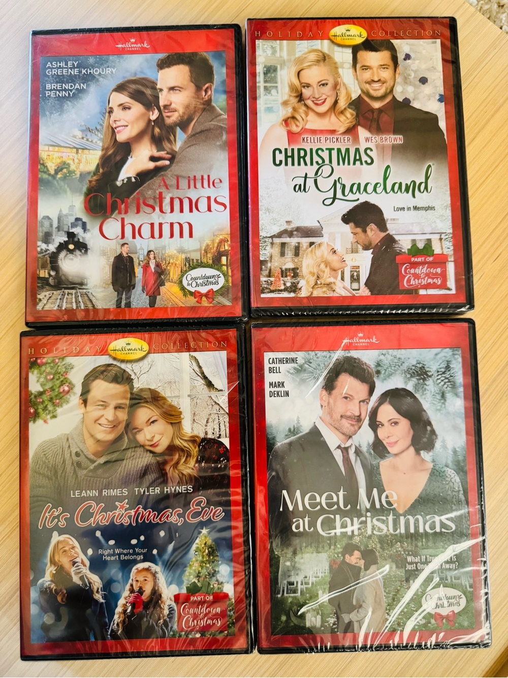 Hallmark Christmas DVD Set - 4 sealed DVDs